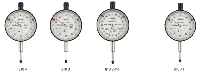  機械指示表 MarCator 810 A / 810 S / 810 SRM / 810 AT / 810 SW / 810 SB / 810 SM / 810 AZ 